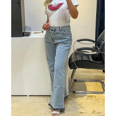 Bol Paça Denim Pantolon