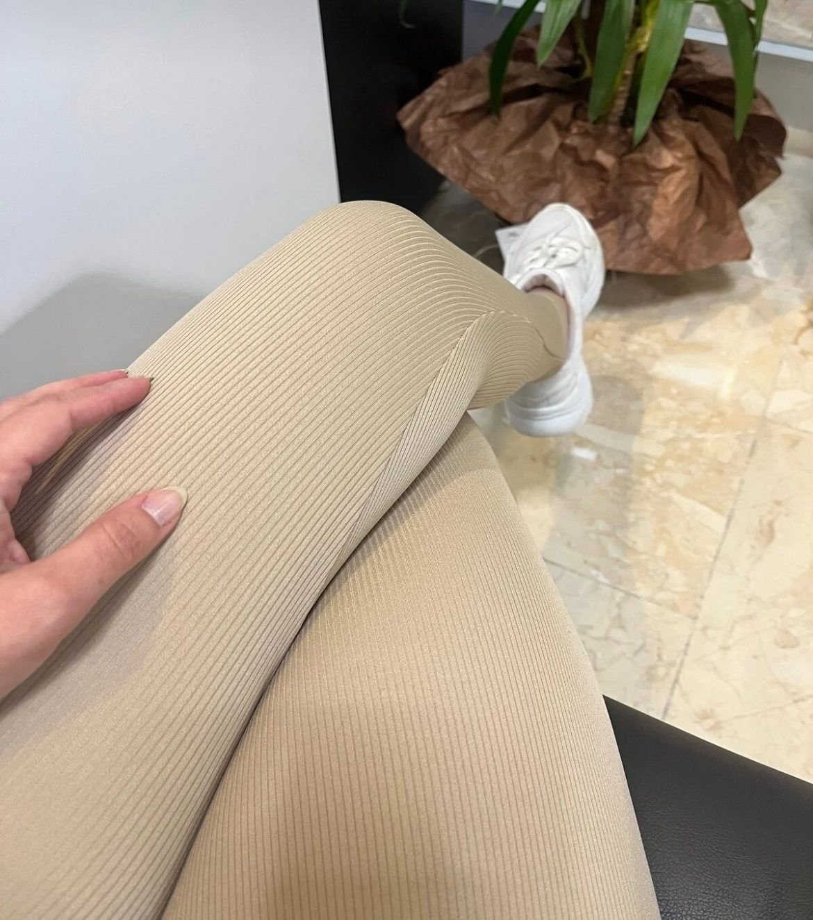 Fitilli Iç Kısmı Şardonlu Tayt