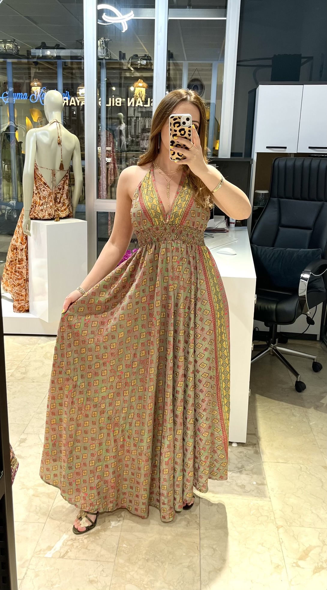 Desert Muse Maxi Elbise